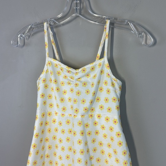 Cynthia Rowley Yellow And White Floral Dress Size 8 - Picture 3 of 15